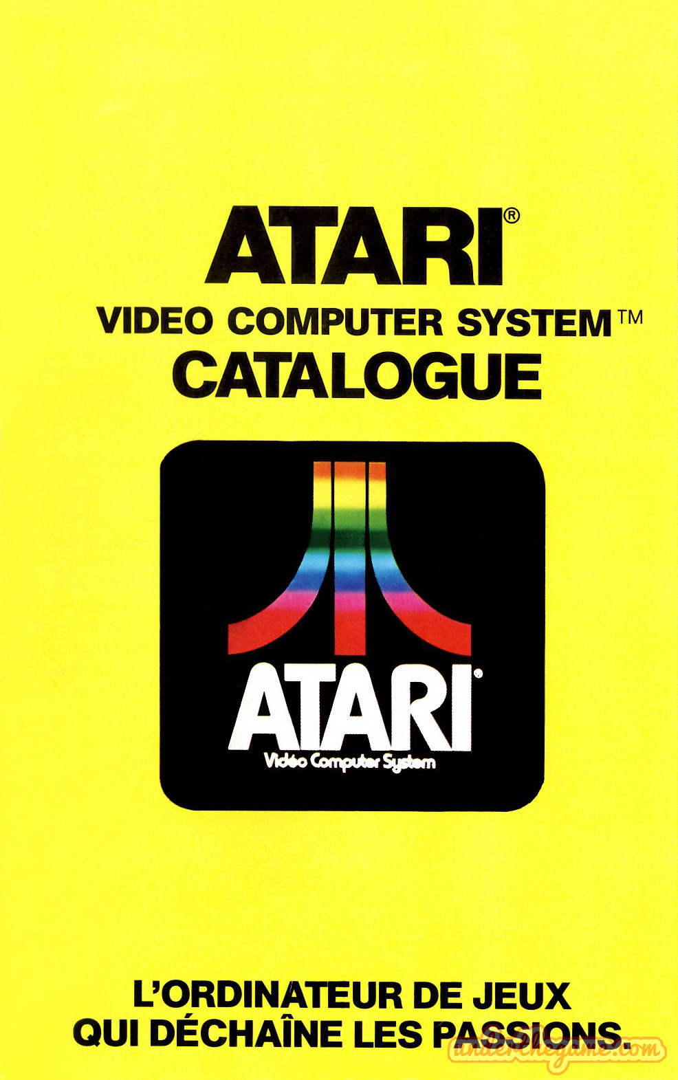 Lot De 6 Notices De Jeux Atari - Vintage - Agrafes Rouillées - Pour Collection