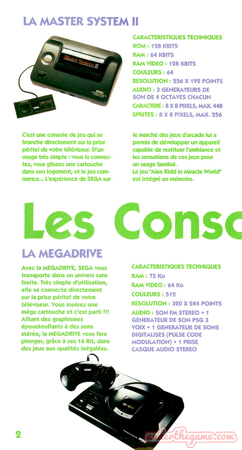 Catalogue des jeux sega megadrive sorti en 1992 electronic