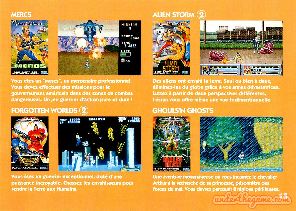 Catalogue Sega “Les Sports” – 1992 – Version Française (VF) – Neuf