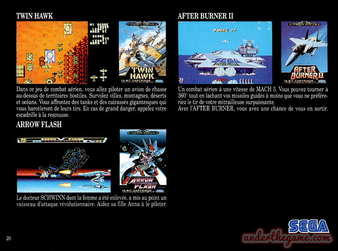 Catalogue Produits Électronics Arts 92/93 Pour Sega Mega Drive – Jeu Sonic D’occasion En Bon état