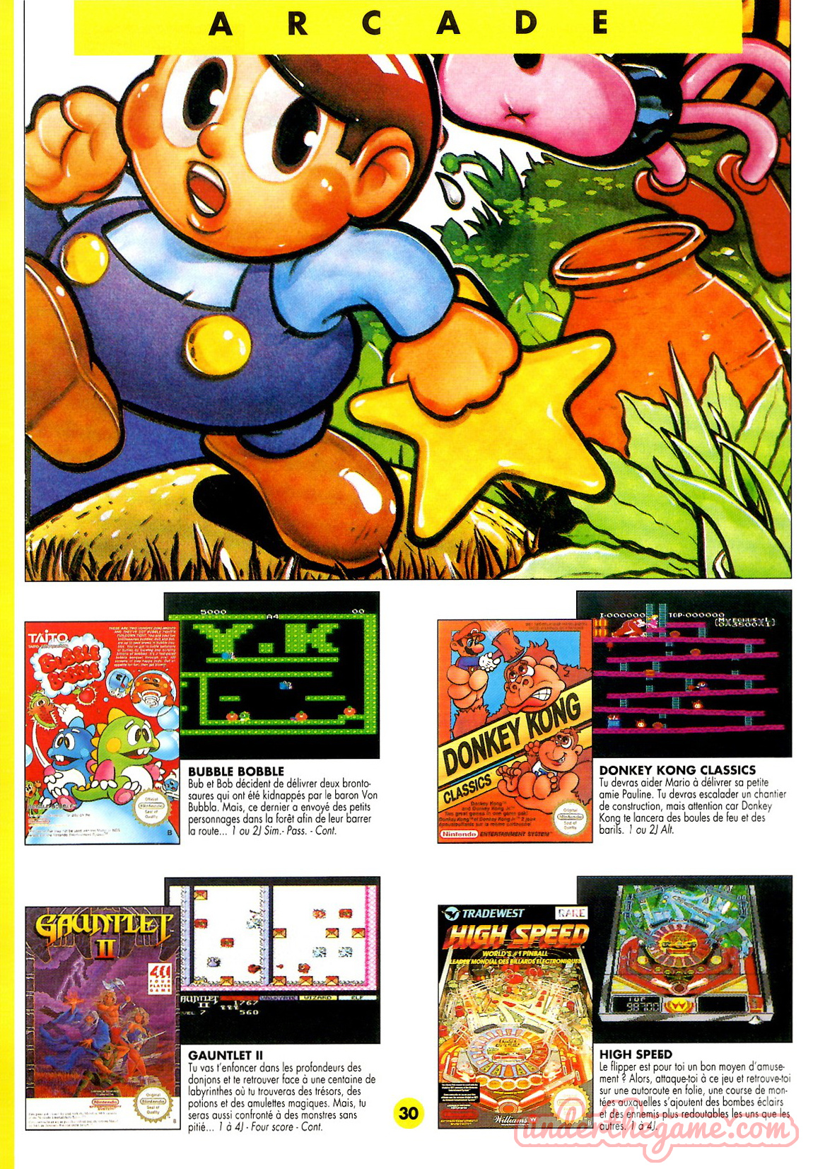 Catalogue Les Jeux 1993 Sega Game Gear Version Française – Flyer Livret D'époque