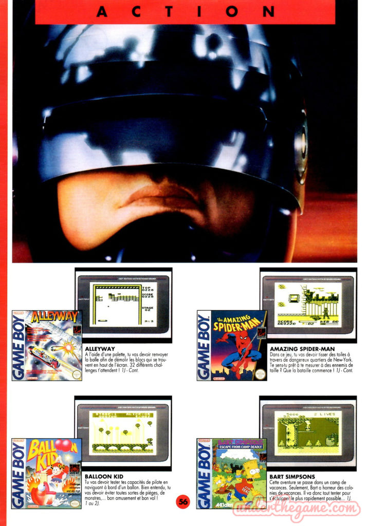Catalogue De Jeux Sega Game Gear 1993 - Version Française - Flyer Livret D'époque
