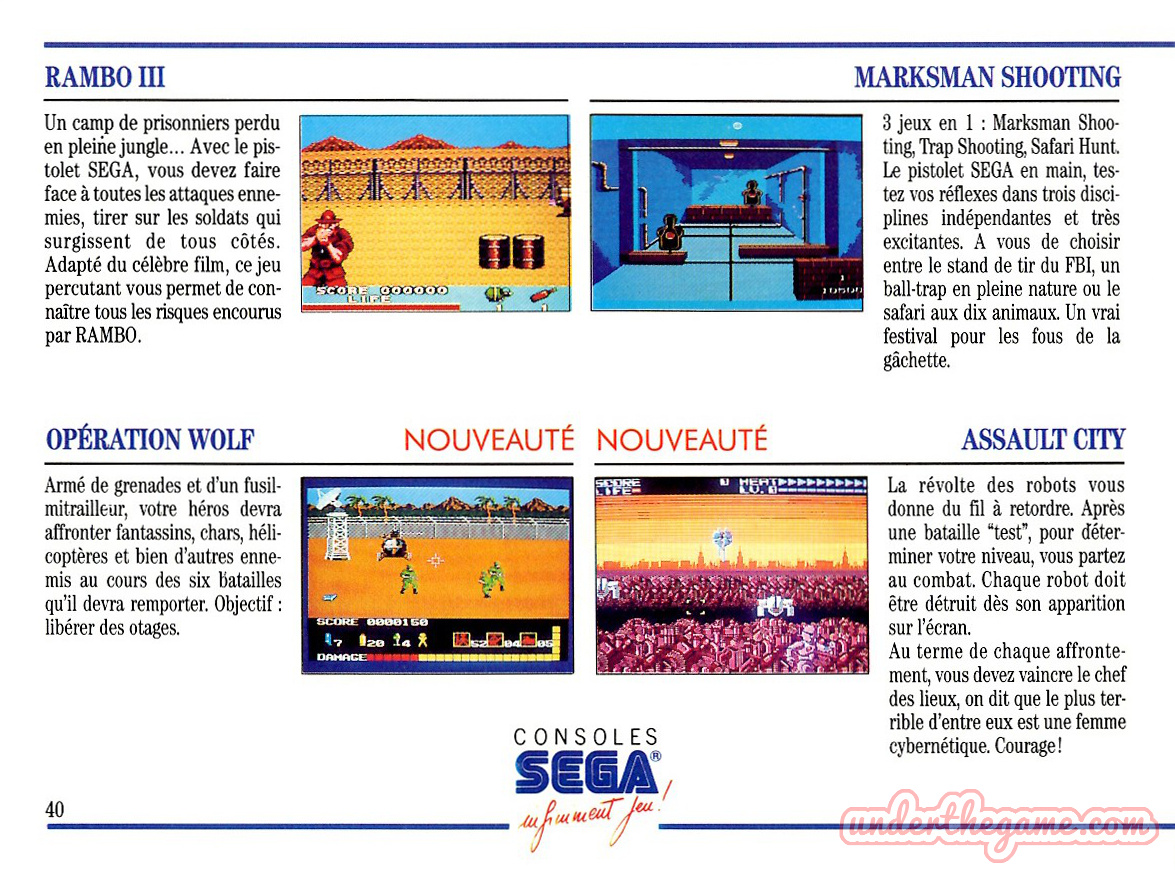 Catalogue Publicitaire Sega Master System 2 - Rétro Gaming, Bon état, Collector