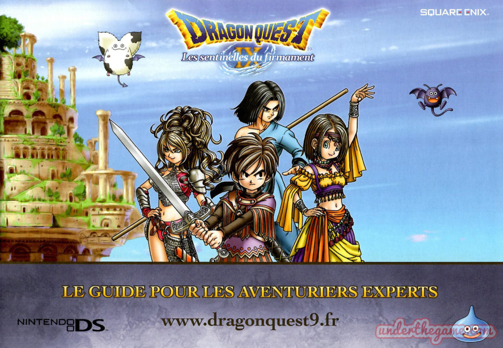 Brochure Dragon Quest IX : Les sentinelles du firmament - Nintendo DS