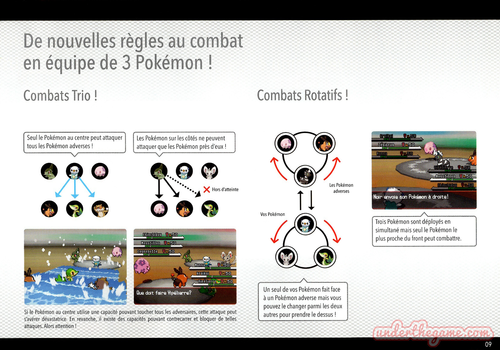 Brochure Pokémon versions Noire et Blanche – Nintendo DS – 2011 [VF